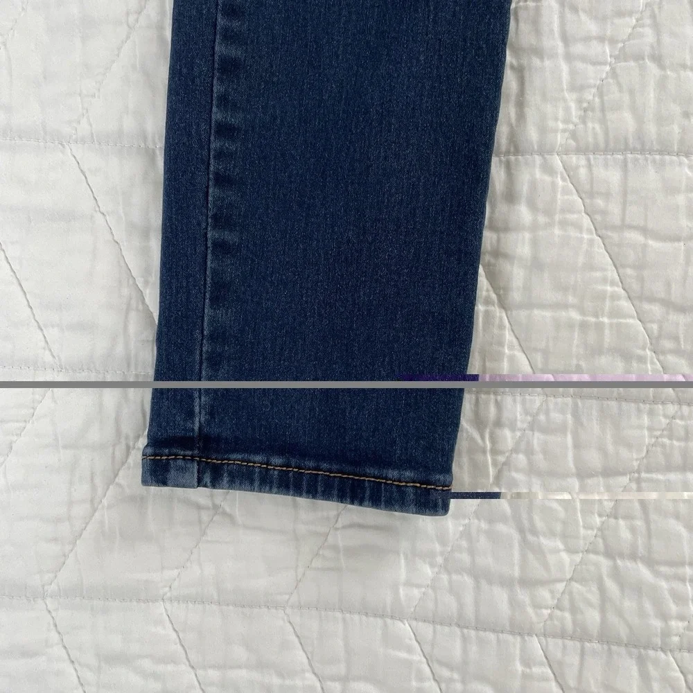 Refuge Girls Skinny Jeans Size 6 Blue Dark Wash Stretch Denim Slim Fit 26